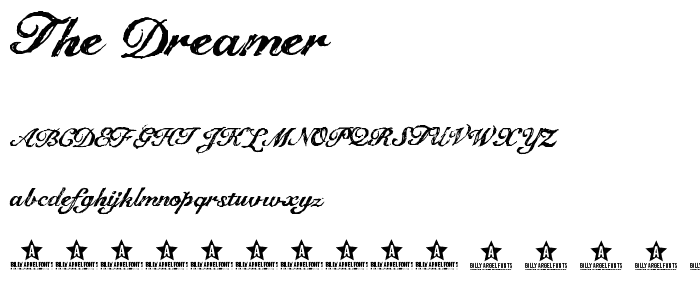 The Dreamer font